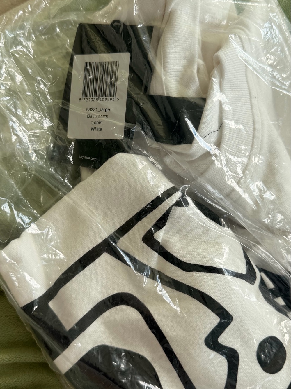 BY PARRA BALL SPORTS TEE WHITE - Picture 2 of 3